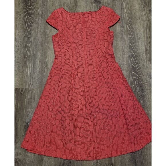 Christopher & Banks Dresses & Skirts - Christopher & Banks  Lined Floral Design Cap Sleeves Pink‎ Dress Size 10